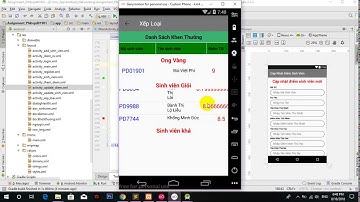 Demo Quản Lý Sinh Viên Android database sever MySQL