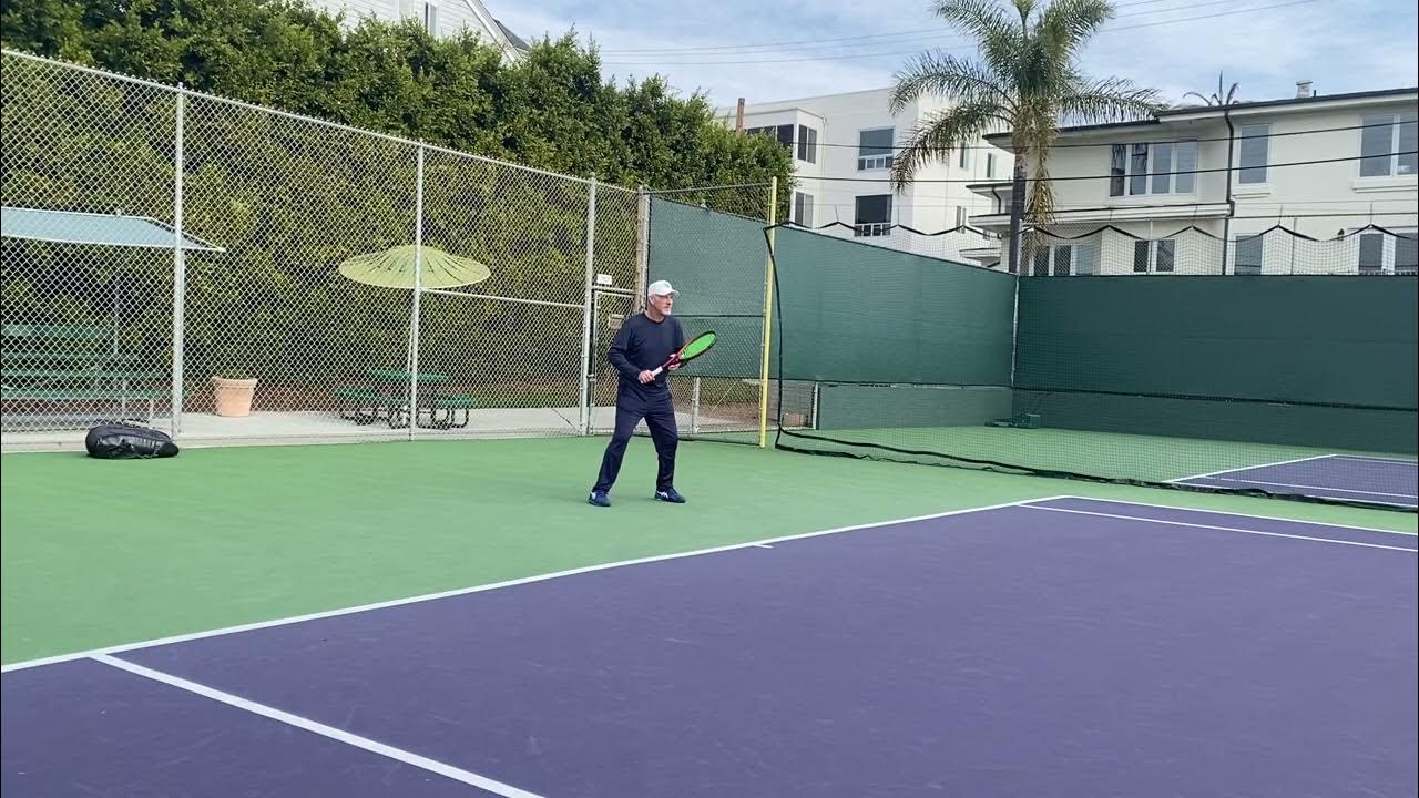 Forehand with edge on racquet drop. YouTube