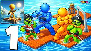 ⚓Raft Hero Gameplay Walkthrough Part 1 - Survive On The Raft (Android,iOS)