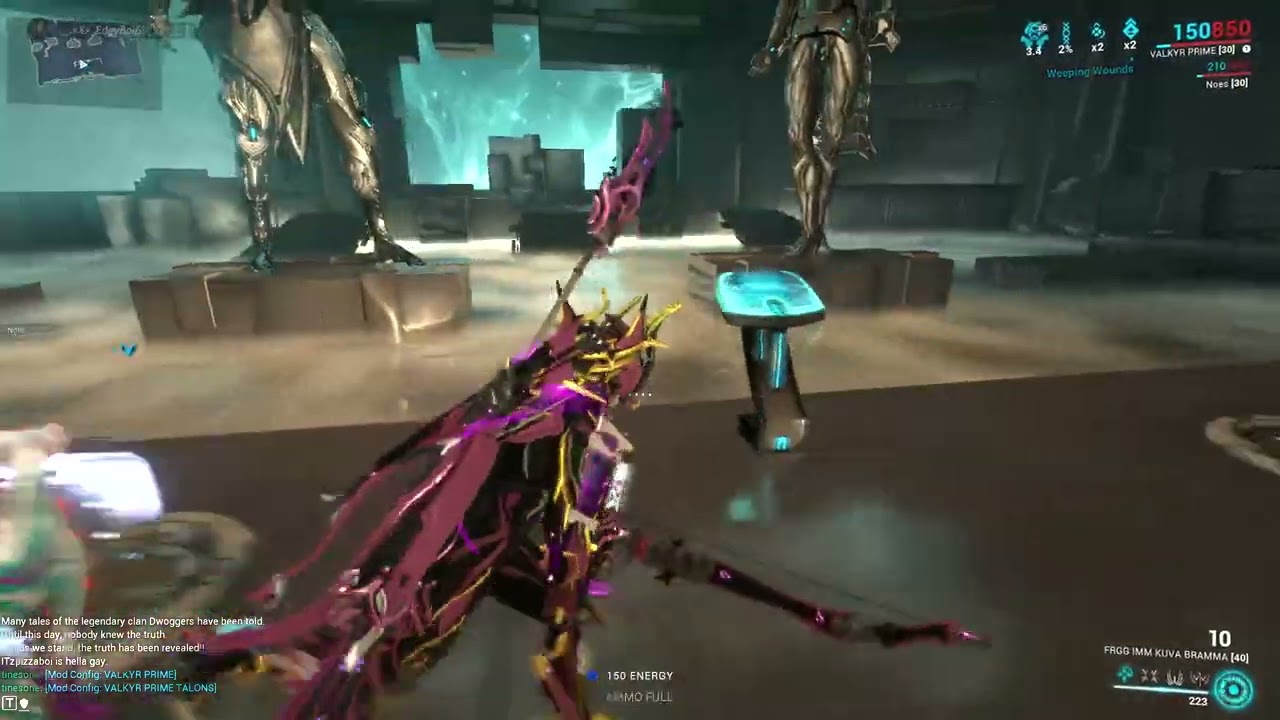 Valkitty's Talons build absolutely shredding some grineer noobs