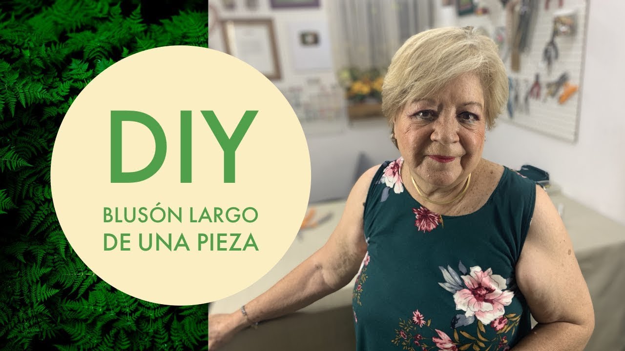 DIY :: BLUSON LARGO DE UNA PIEZA / LONG BLOUSE