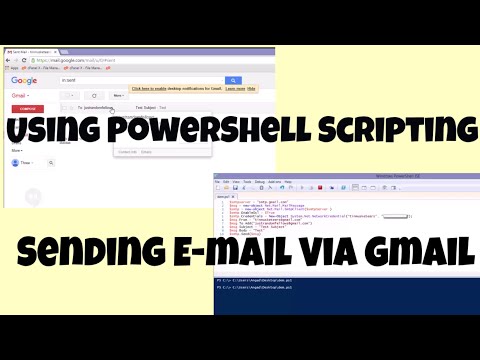 How To Send An  E-mail Using Powershell Script