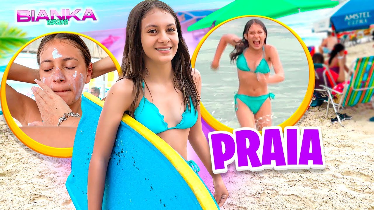 UM DIA NA PRAIA COMIGO!! - BIANKA