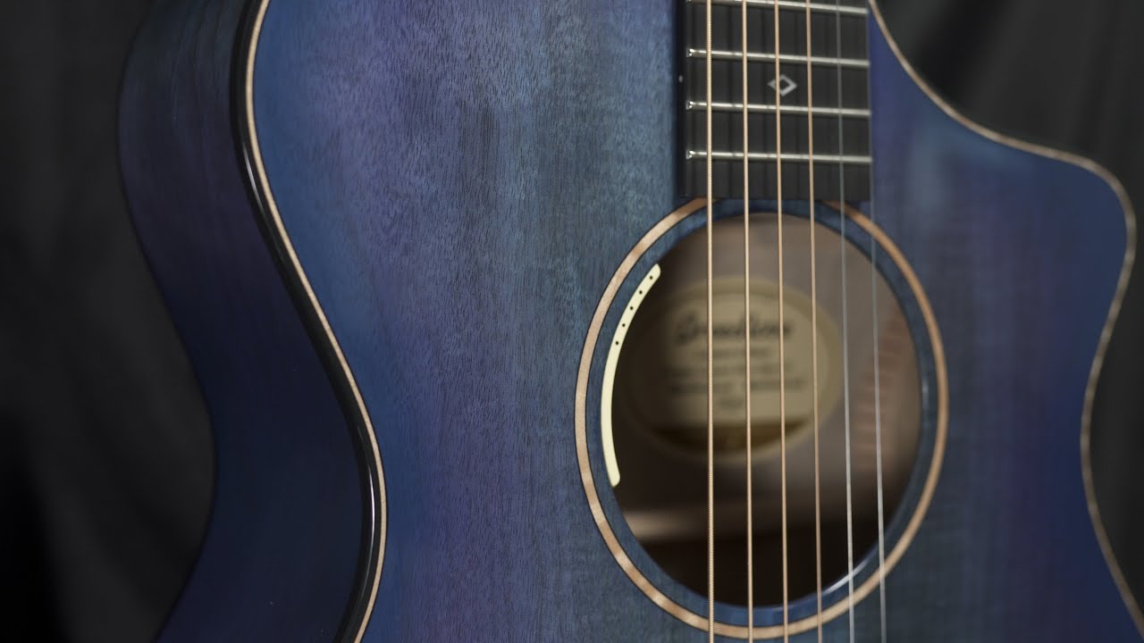 Breedlove Limited Edition Oregon Concert CE - Blue Eyes - YouTube