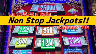 Non Stop Slot Play on Oct.7th Slot Machine at Yaamava Casino 赤富士スロット