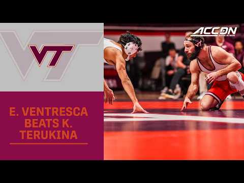 Virginia Tech's Eddie Ventresca Dominates UNC's Kysen Terukina