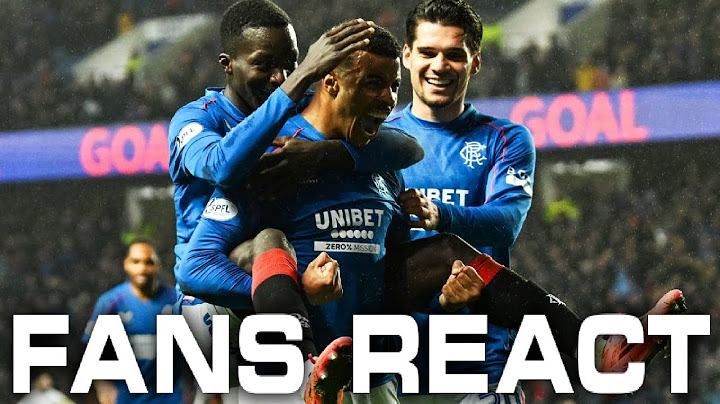 'SIMPLY THE BEST' RANGERS FANS REACT TO 6-0 PUMPING OF KILMARNOCK