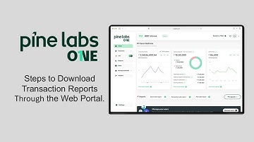 How to Download Transaction Reports on Pine Labs One Web | English Tutorial