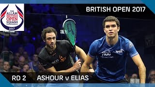 Squash: Ashour v Elias - British Open 2017 Rd 2 Highlights