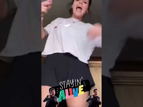 Girl Hits Hip On Bed Post | Stayin Alive Remix | Compilations Or Die Tiktok Meme Shorts