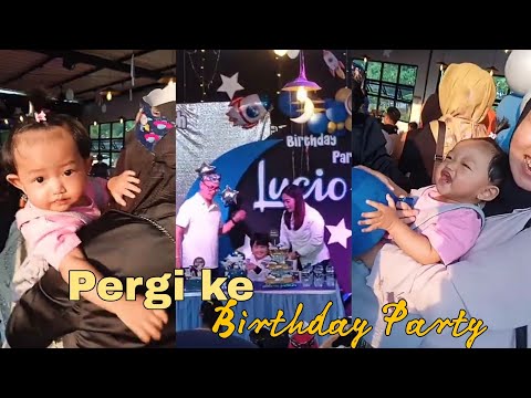Cover The first bayi pergi ke Birthday Party | Hilya Arsyakyala