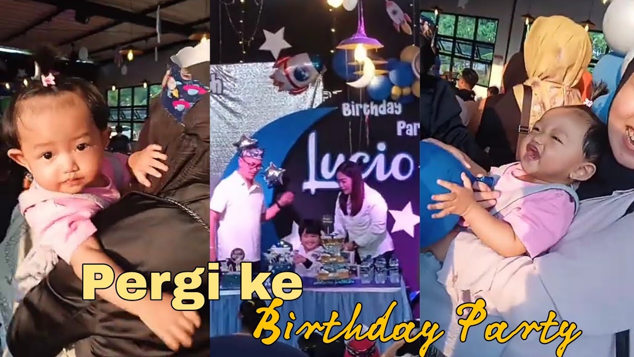 Cover The first bayi pergi ke Birthday Party | Hilya Arsyakyala