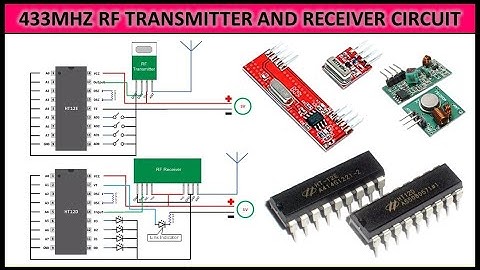 RF Transmitter and Receiver Circuit using 433 Mhz Module