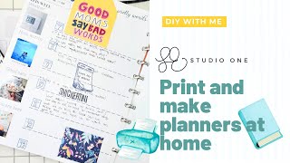 Planner templates for DIY printing