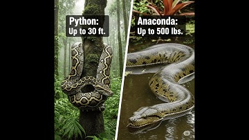 Python vs Anaconda: Epic Showdown in the Wild – Who Wins the Battle?!