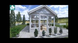 Orangeri Fra Uteplassen For Bruk Hele Året