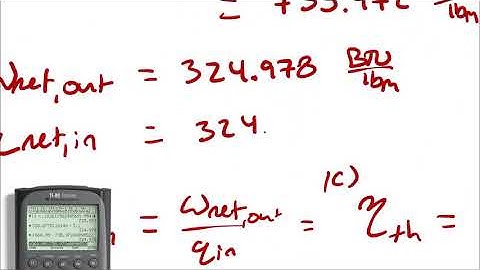 Example Problem - Rankine Cycle (5) - Closed Feedwater Heater (2)
