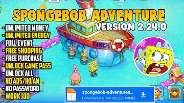 NEW UPDATE!! SPONGEBOB ADVENTURE IN A JAM MOD APK V2.24.0 UNLIMITED MONEY 