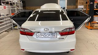 Бюджетная аудиосистема в Toyota Camry . Автозвук за 48000 рублей + Бесплатная установка