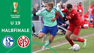 FC Schalke - Mainz 05 | U 19 | RE-LIVE | DFB-Pokal der Junioren | Halbfinale
