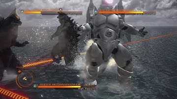 GODZILLA PS4: Super MechaGodzilla vs SpaceGodzilla and Godzilla 2014