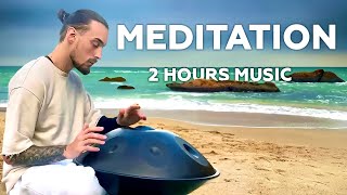 Sea Meditation | HANDPAN 2 hours music | Pelalex Hang Drum Music For Meditation #36 | YOGA Music