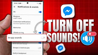 How to Turn Off All In App Sounds in Facebook Messenger on Android | Fix Messenger Sound