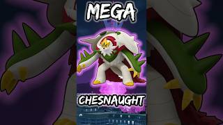 Mega Chesnaught: Armored Paladin #pokemonlegendsza #shorts
