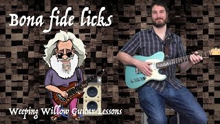 Bona fide licks - Jerry Garcia - Lick 1