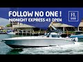 Crazy Speed on a Midnight Express 43 Open ! (Sea Trial 92 MPH!)