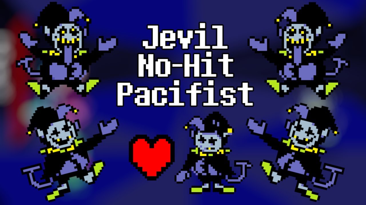 DELTARUNE: Chapter 1 | Jevil Boss Fight HITLESS (Pacifist) - YouTube