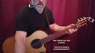 QUE TANGO HAY QUE CANTAR / Cacho Castaña / Tutorial de Guitarra Acompañamiento por Oscar Gratti