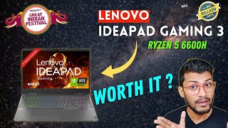 Lenovo IdeaPad Gaming 3 Ryzen 5 6600H RTX3050The Best Gaming LaptopAmazon Great Indian Festival