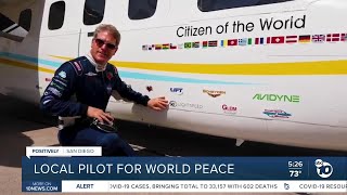 San Diego Pilot Completes Pole-To-Pole Flight For World Peace