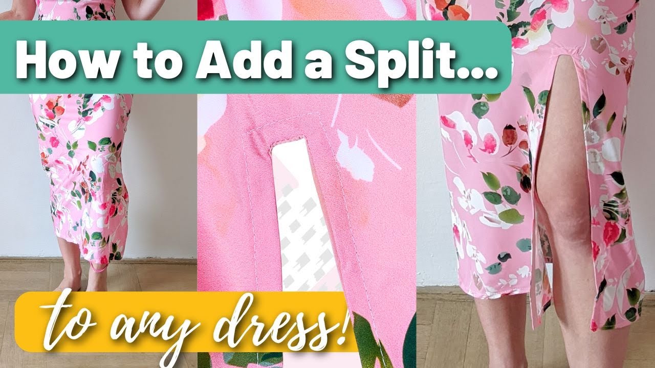 Beginner's Guide: Adding a Slit to Your Dress or Skirt in Minutes!
