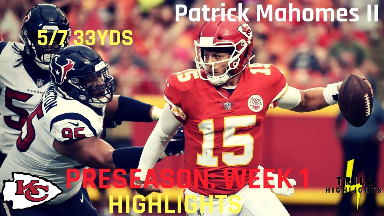 Patrick Mahomes II Preseason Week 1 Highlights | New Era 08.09.2018