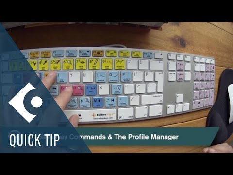 Key Commands & Profile Manager | Tips, Tricks and Workflow Enhancements