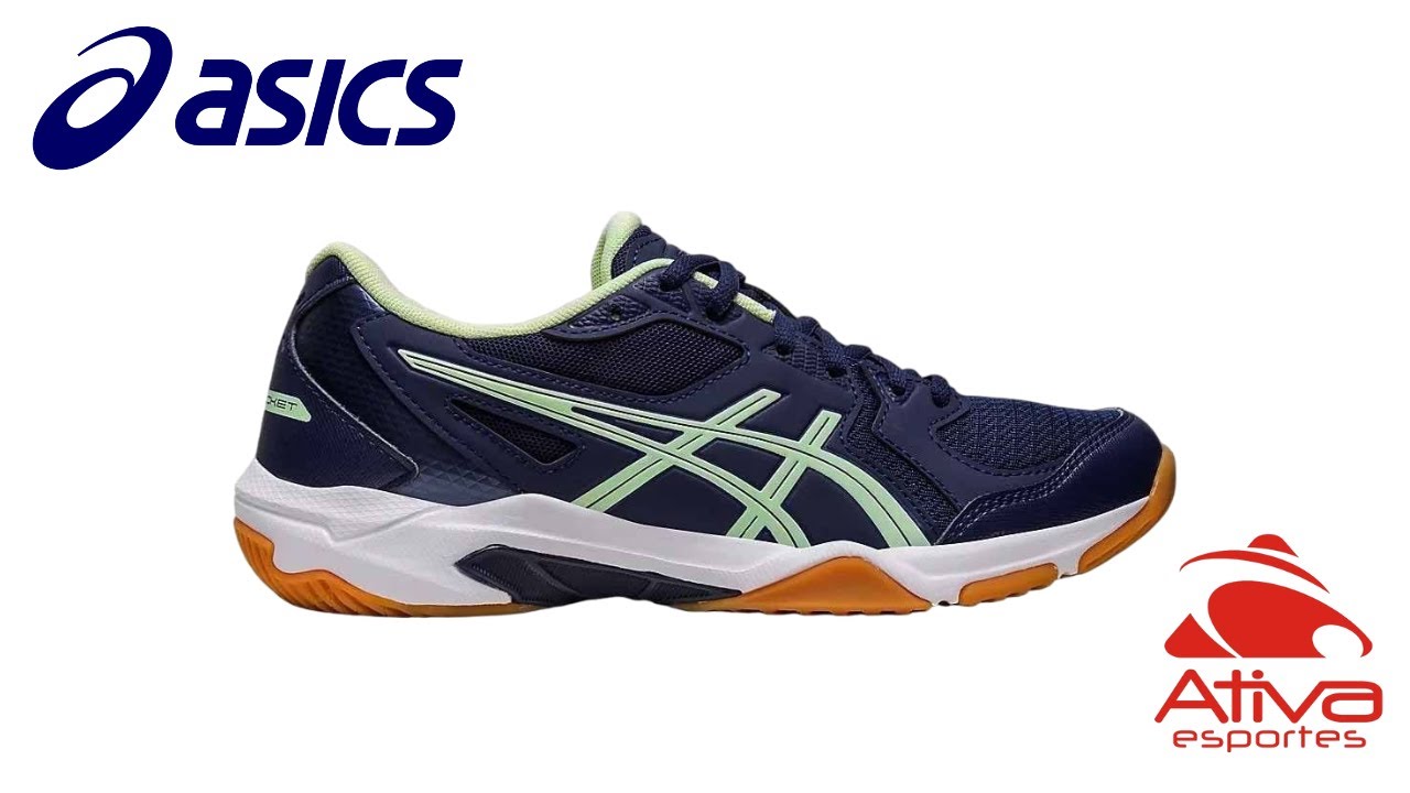 Tênis Asics Gel Rocket 10 Feminino 1072A056-407 - Ativa Esportes