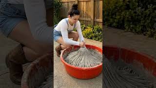 Don't Throw Away Old Mops! Try This DIY 🤯🧹 #shorts #diy #satisfying