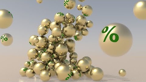 Golden discount ball by cinema 4D & Arnold
