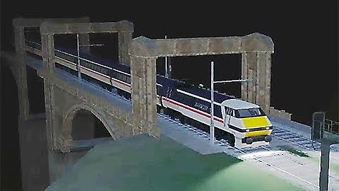 Train Sim - Japan using Inter City Class 91 at Night - Simulasi Kereta Api