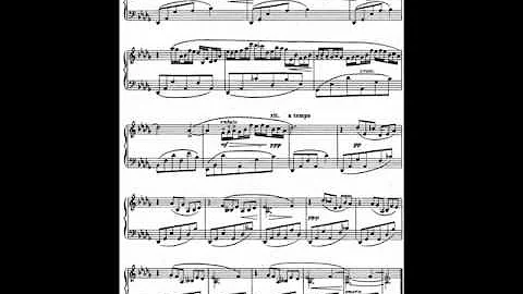 Scriabin Seven 7 Preludes Op.17 - No.3 in D flat major