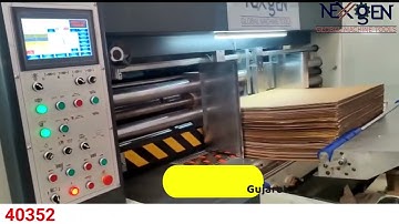 High Speed Lead Edge Printer Slotter Die Cutter with Stacker