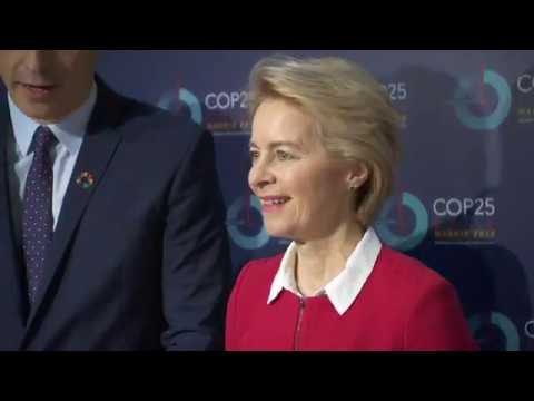 President Ursula  VON  DER  LEYEN  at the COP25  in Madrid 