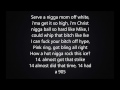 A$AP Rocky Ft. ScHoolboy Q - Electric Body Lyrics on screen