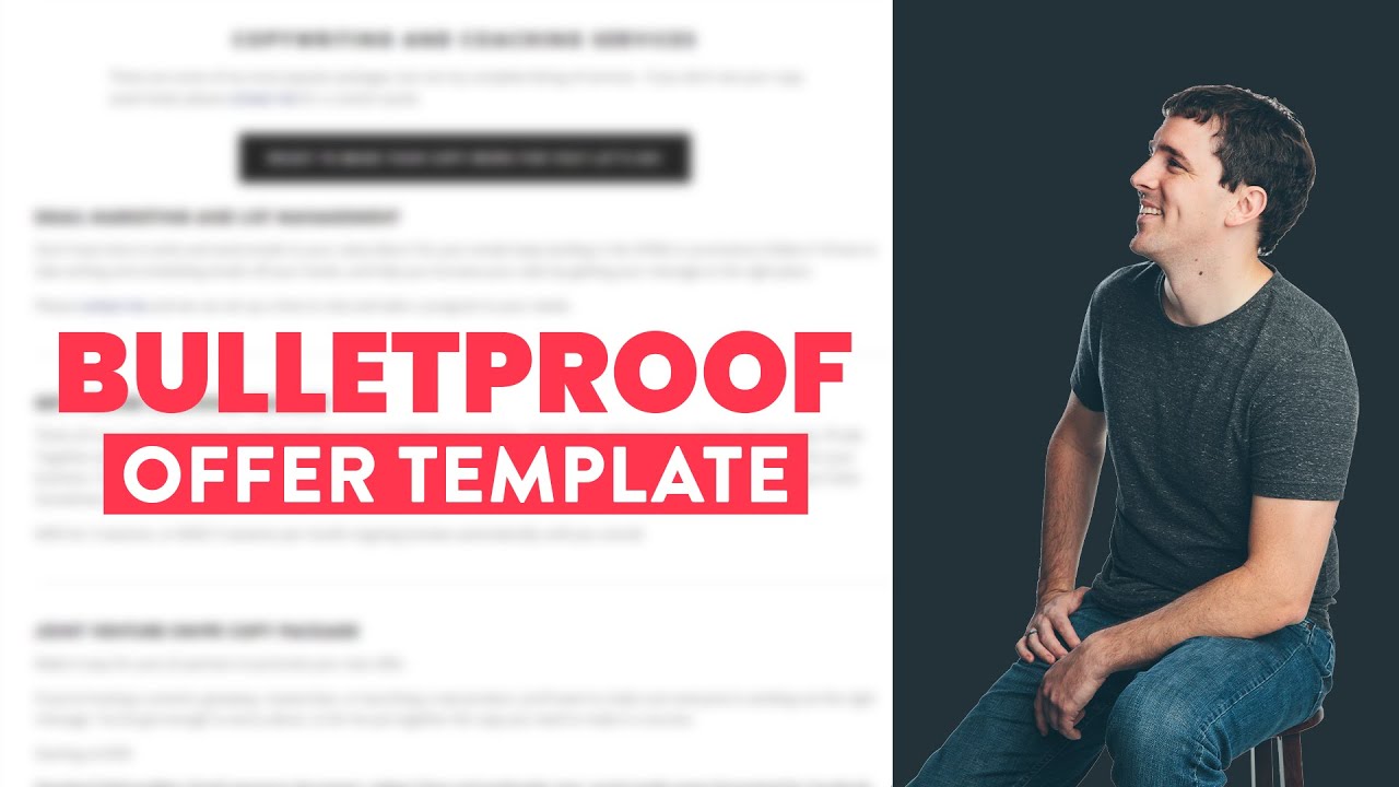 Pre-Sell Your Course with This Bulletproof Offer Template - YouTube