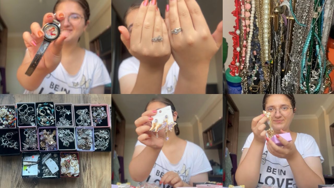 takılarımı düzenliyorum