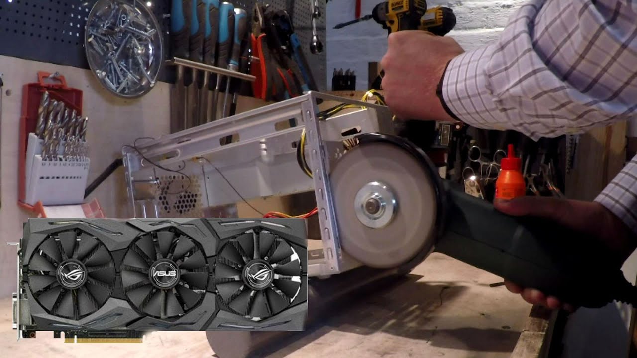 Upgrading my PC with a GeForce GTX 1070 and an angle grinder