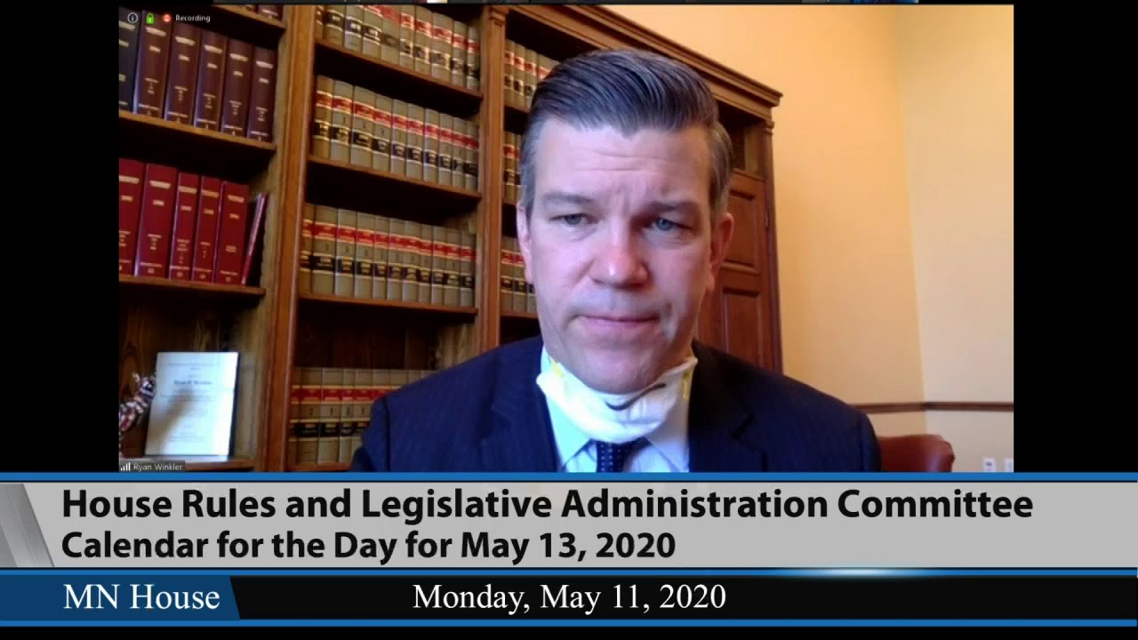 House Rules and Legislative Administration Committee (Remote Hearing)  5/11/20