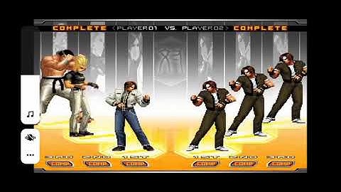 the king of fighters 2002 um hero team vs kyo clone team